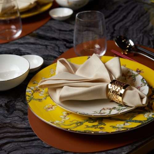 Table Cloth and plate